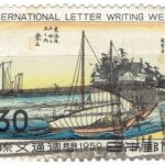 1959年国際文通週間のミヤギ飯野川局