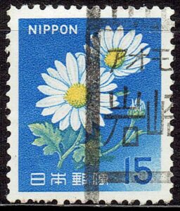 旧キク15円のアオモリ岩崎局和文ローラー印