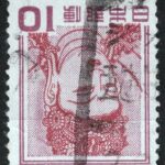 観音菩薩像10円のシガ五箇荘局