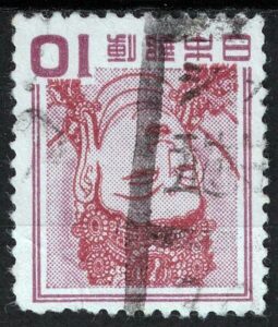 観音菩薩像10円のシガ五箇荘局
