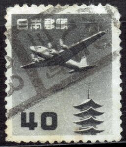 五重塔航空40円円位のアオモリ八戸三日町局