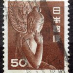 弥勒菩薩像50円茶のヤマガタ八幡局